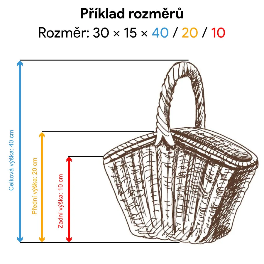 Basket for wood, small, 01506/M