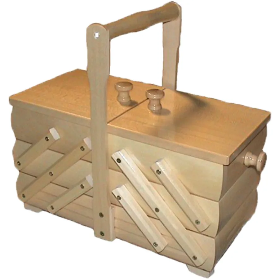 Sewing box wooden, small 0960005