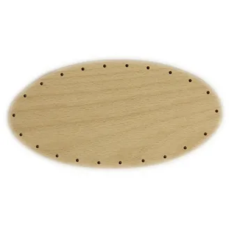 Plywood base ellipse 20x10cm 22P2010E