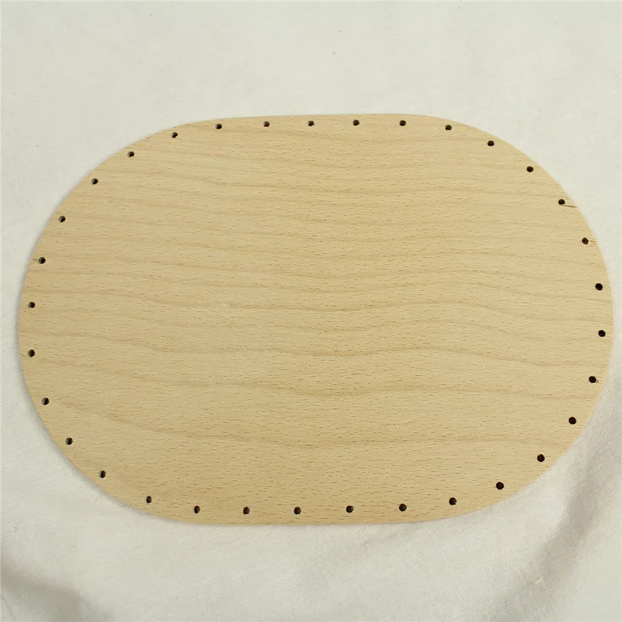 plywood thickness 4 mm, oval 24x17 cm with holes 22P2417V