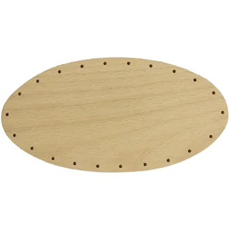 Plywood base ellipse 30x18cm 22P3018E