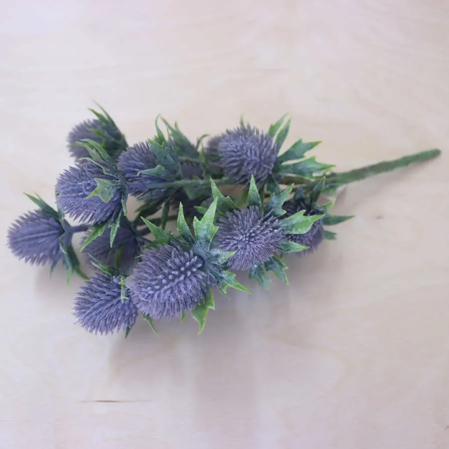 Artificial flower - thistle purple 371264-11