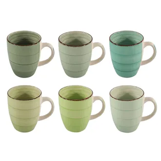 Ceramic mug, 6 pcs. 371466