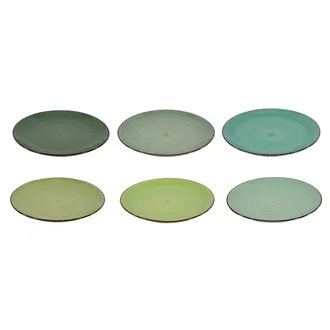 Ceramic plate, 6 pcs. 371467