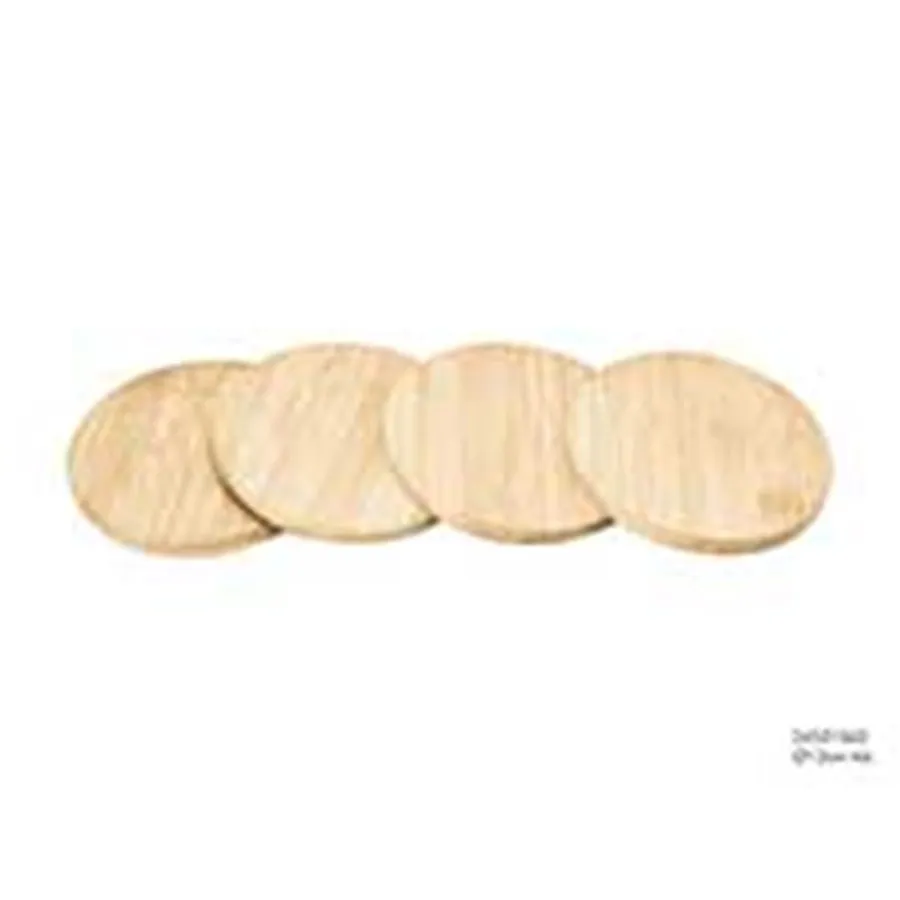 Wooden coasters, 4 pcs 371501