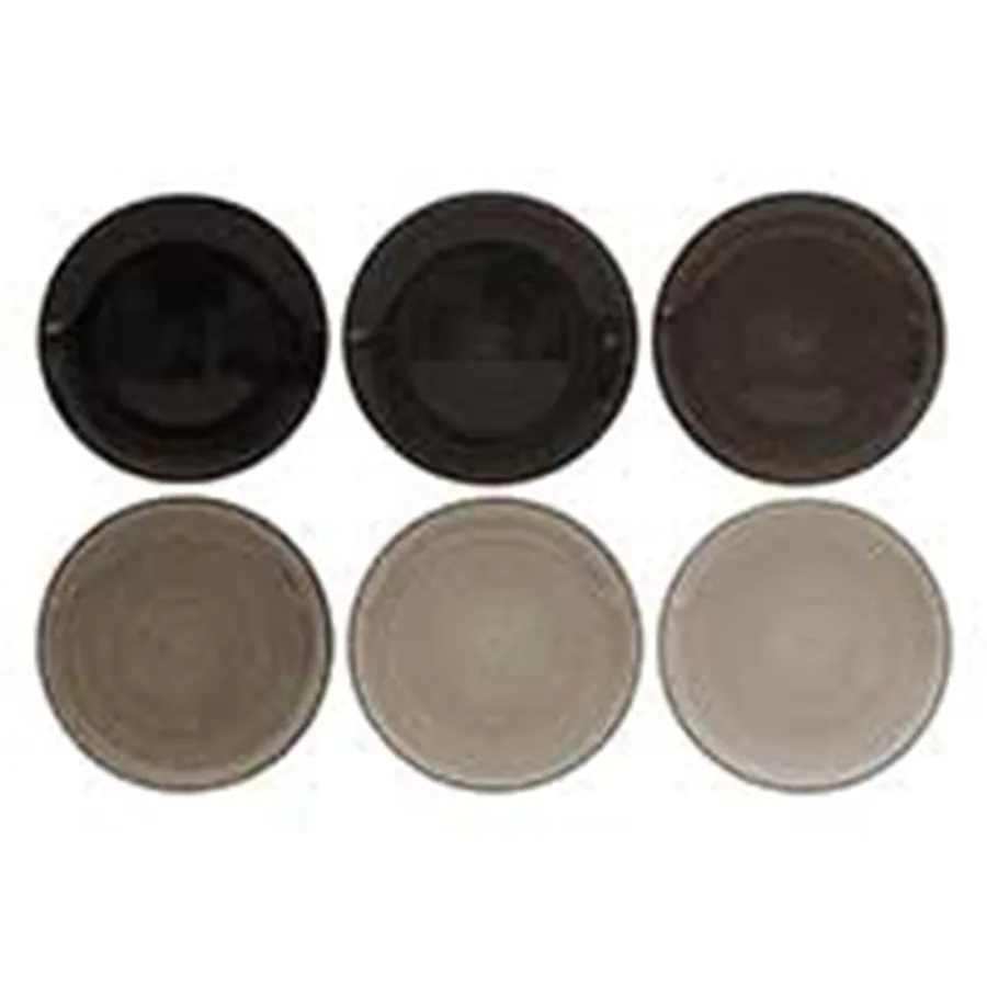 Plate, 6 pcs. 371507/2