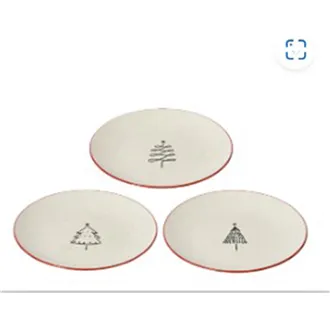 Porcelain plate, 3 pcs 371523