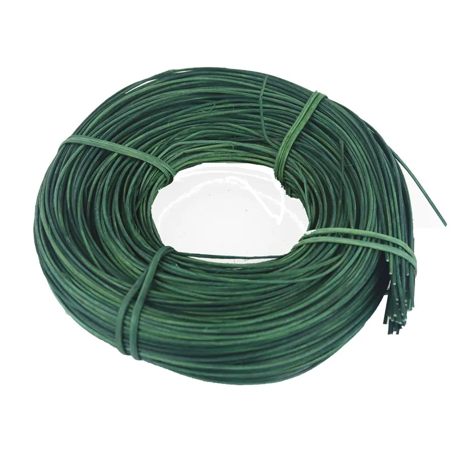 rattan core dark green 2mm coil 0,25kg 5002017-16