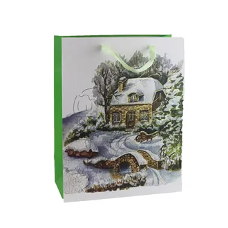 Gift bag winter landscape A0313/3