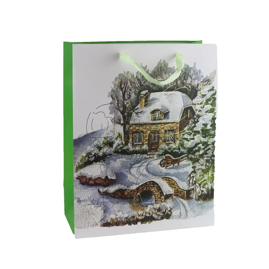 Gift bag winter landscape A0313/3