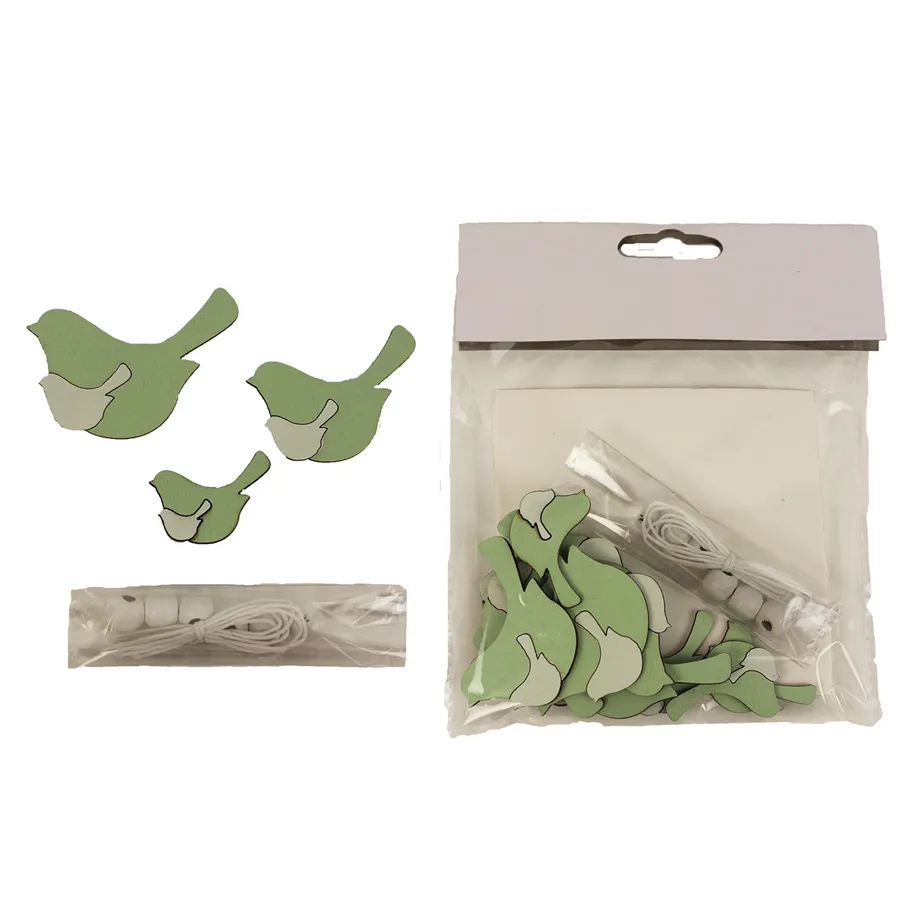 Set of bird 12 pcs D2015-15