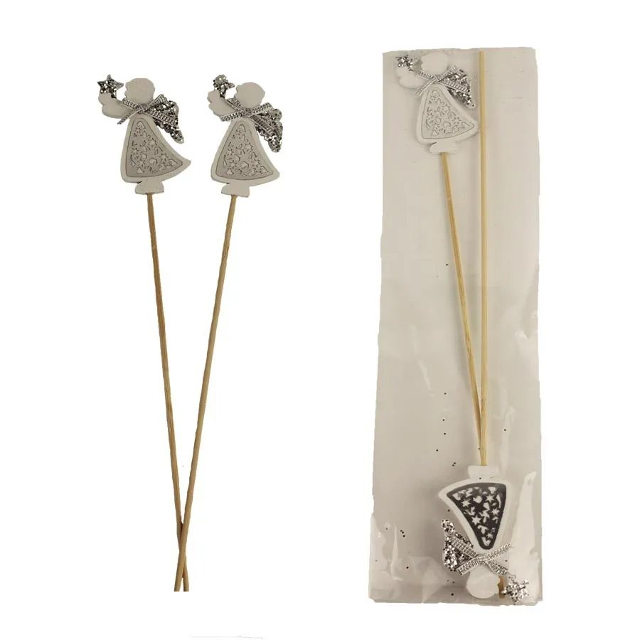 Angel on stick, 2pcs D3505 