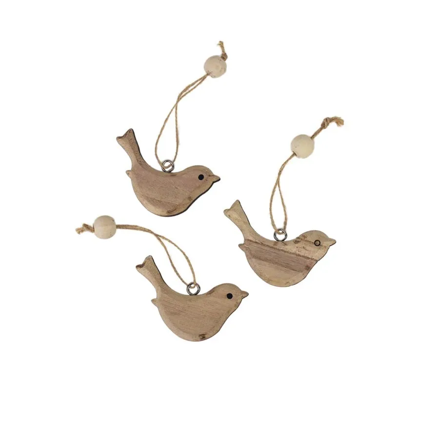 Decoration bird, 3 pcs D4076-20