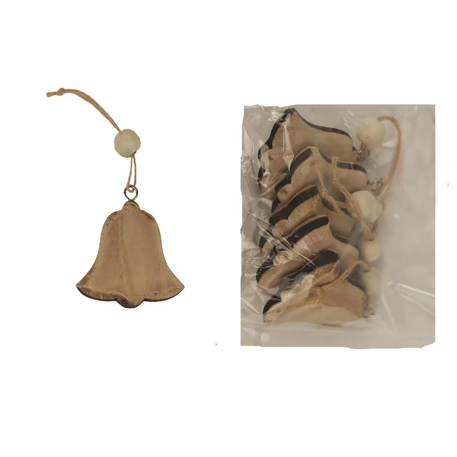 Decoration bell, 5 pcs D4083-20