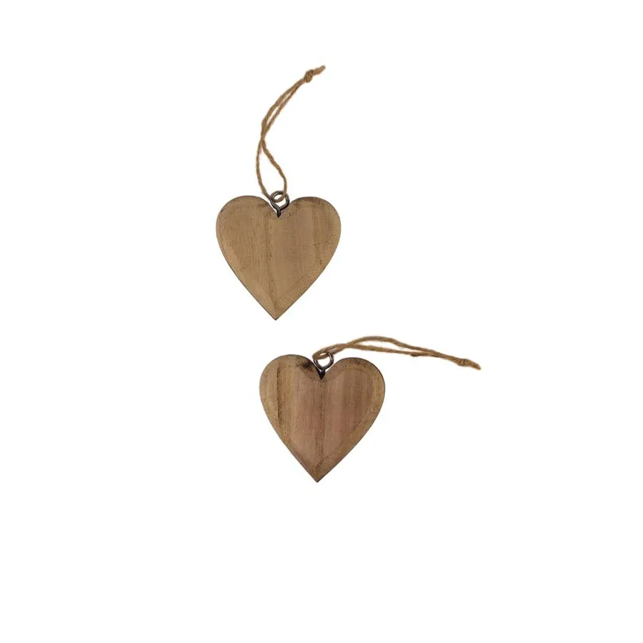 Decoration heart, 5 pcs D4105-20