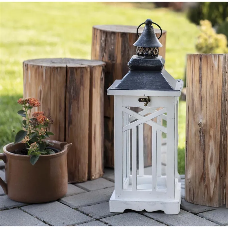 Wooden lantern D4131/M 