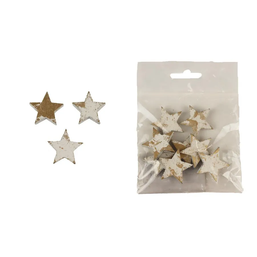 Decorative stars, 12 pcs of D4536 