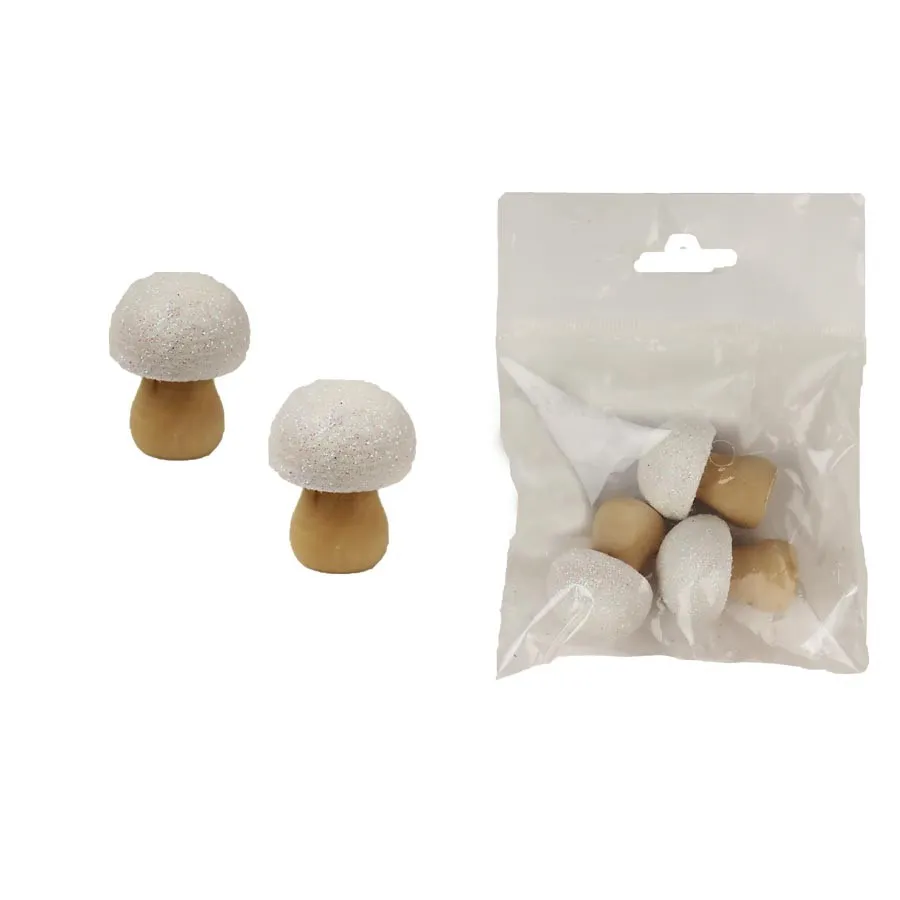 Decorative mushroom, 3 pcs D4579-28