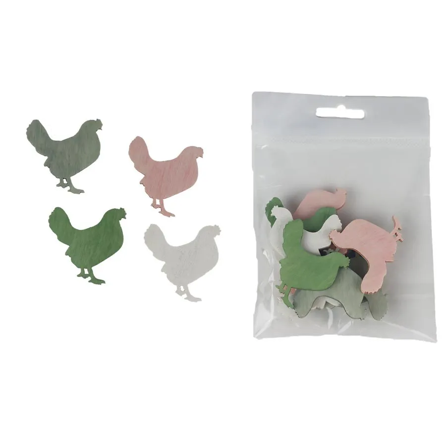 Decorative hens, 12 pcs D5461