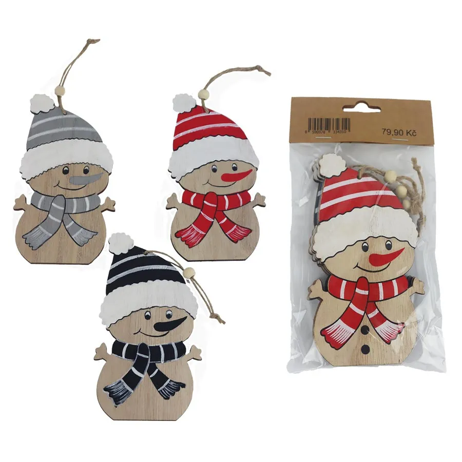 Hanging snowman, 3 pcs D5854-08