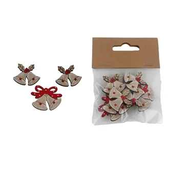 Decoration bells, 8 pcs D6337