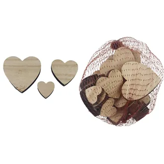 Decorative hearts, 24 pcs. D6397-20