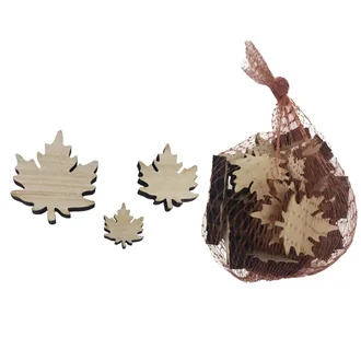 Maple leaf, 24 pcs D6401