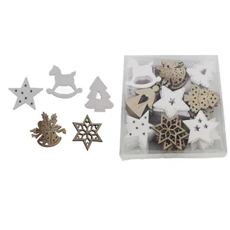 Christmas decorations mix, 72 pcs D6416