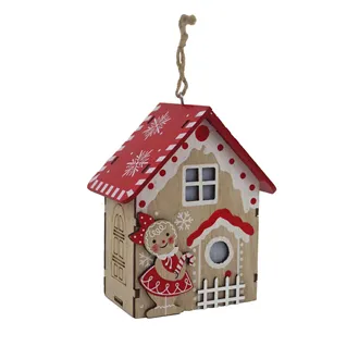 Hanging house with LED lighting D6453