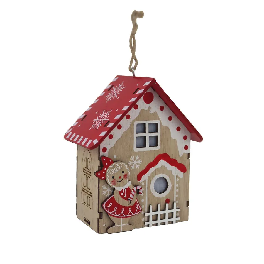 Hanging house with LED lighting D6453