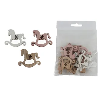 Decorative horse, 12 pcs D6507