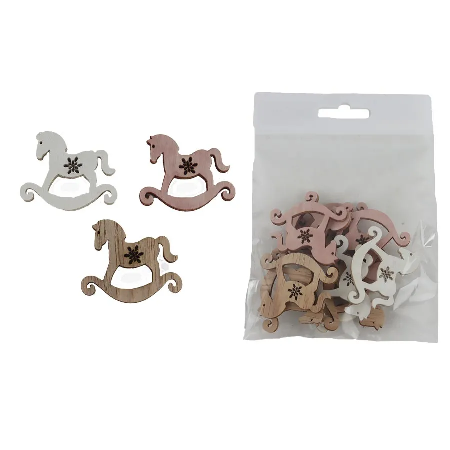 Decorative horse, 12 pcs D6507