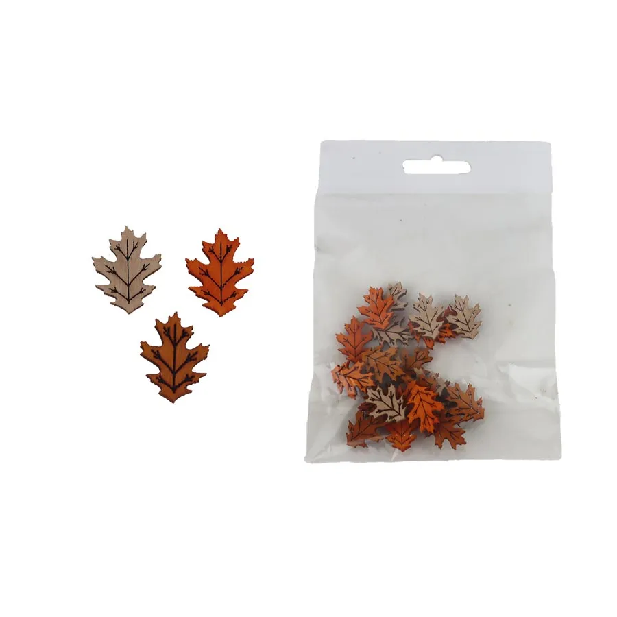 Decoration leaf, 24 pcs D6516