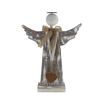 Angel decoration with heart D6533/1