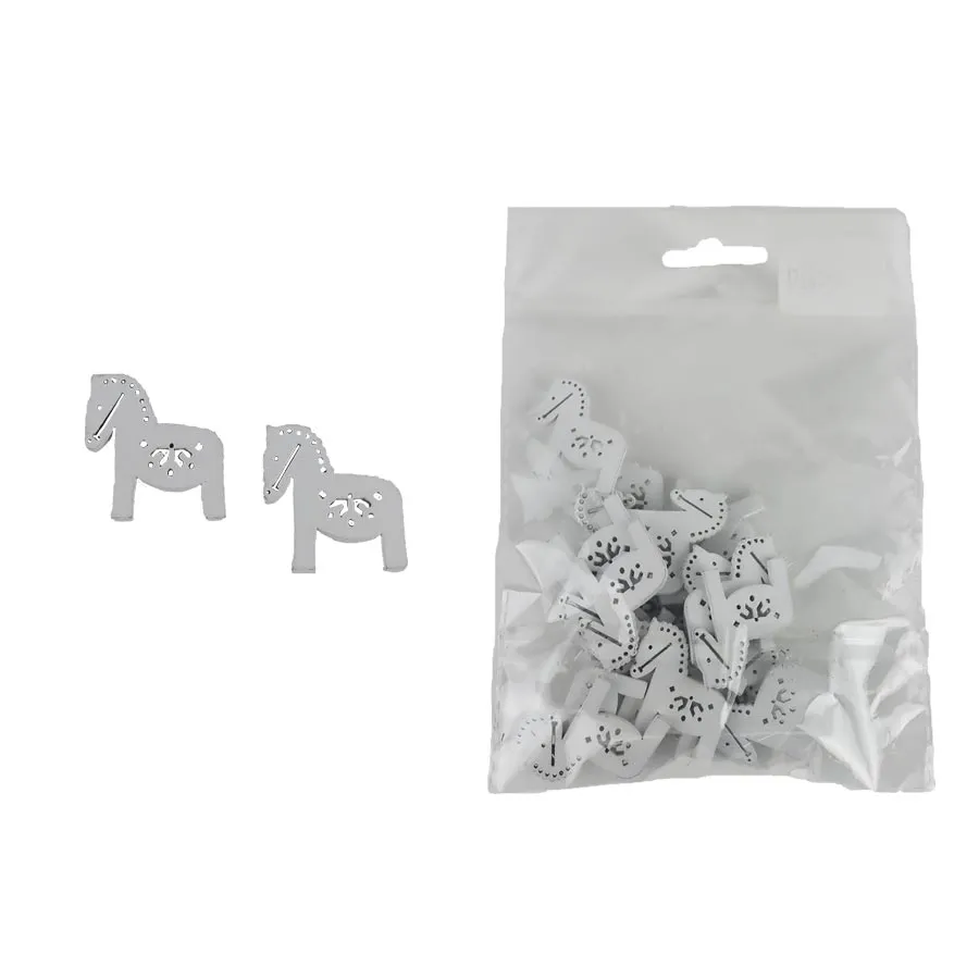 Decoration horse, 25 pcs D6624