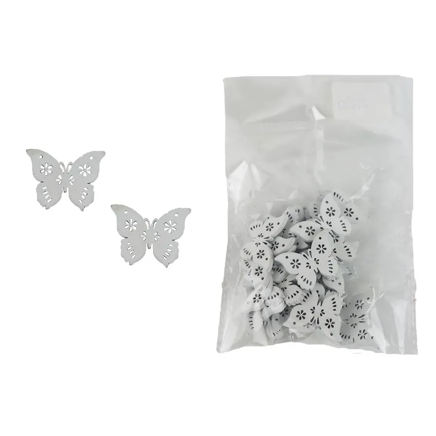 Decoration butterfly, 25 pcs D6625