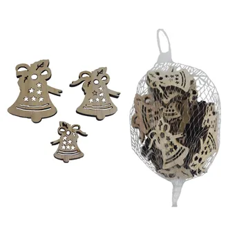 Decoration bell, 30 pcs D6632