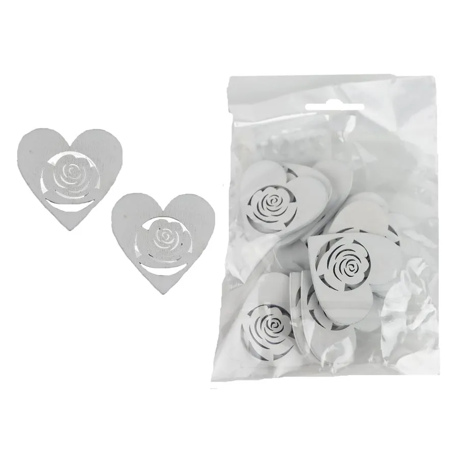 Heart decoration, 20 pcs D6639