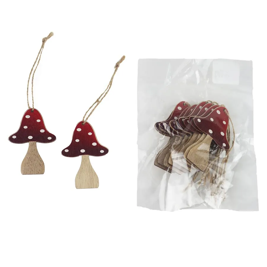 Decoration fly amanita, 20 pcs D6643