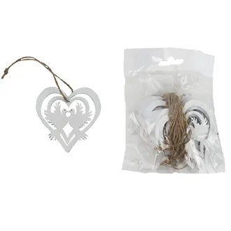 Heart to hang, 10 pcs D6651