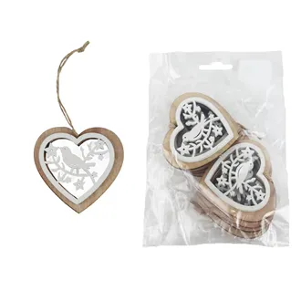 Heart to hang, 10 pcs D6652