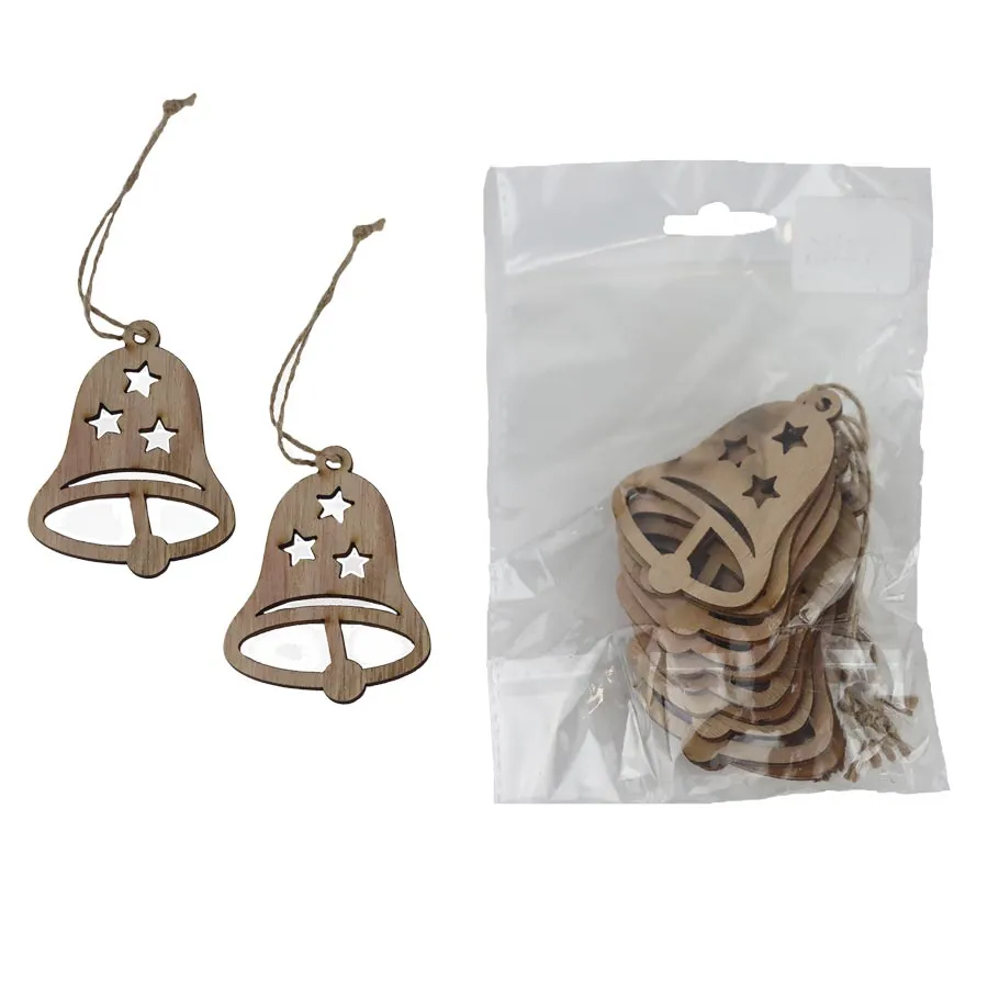 Hanging bell, 10 pcs D6657