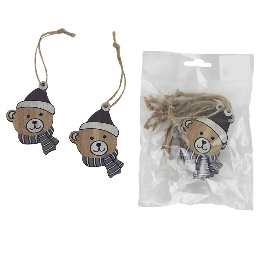 Teddy bear for hanging, 10 pcs D6660