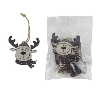 Reindeer for hanging, 10 pcs D6665