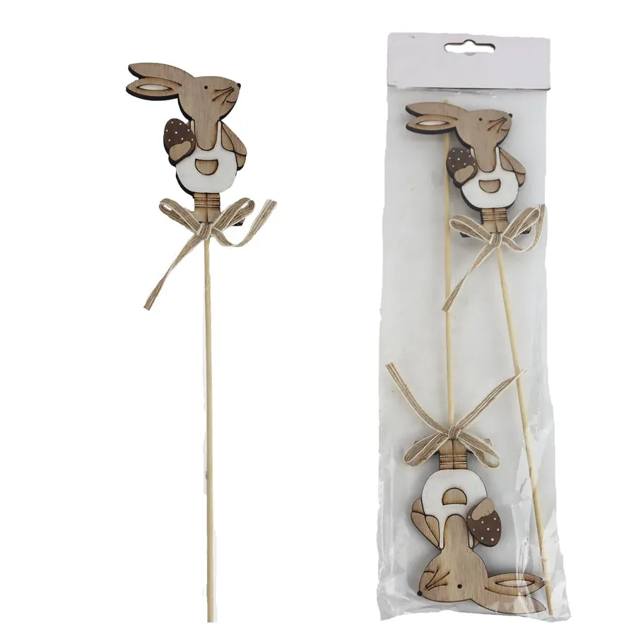 Bunny on stick, 2 St. D6985