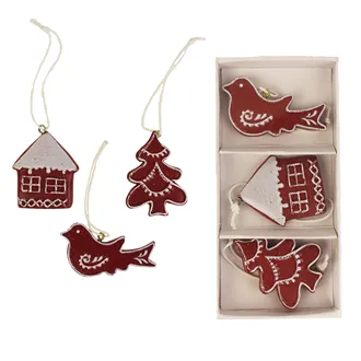 Christmas decorations, 3 pcs. K1148