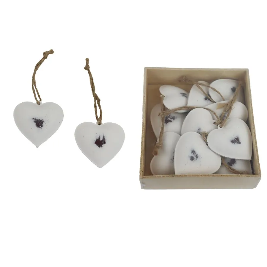 Heart for hanging, 10 pcs K3718