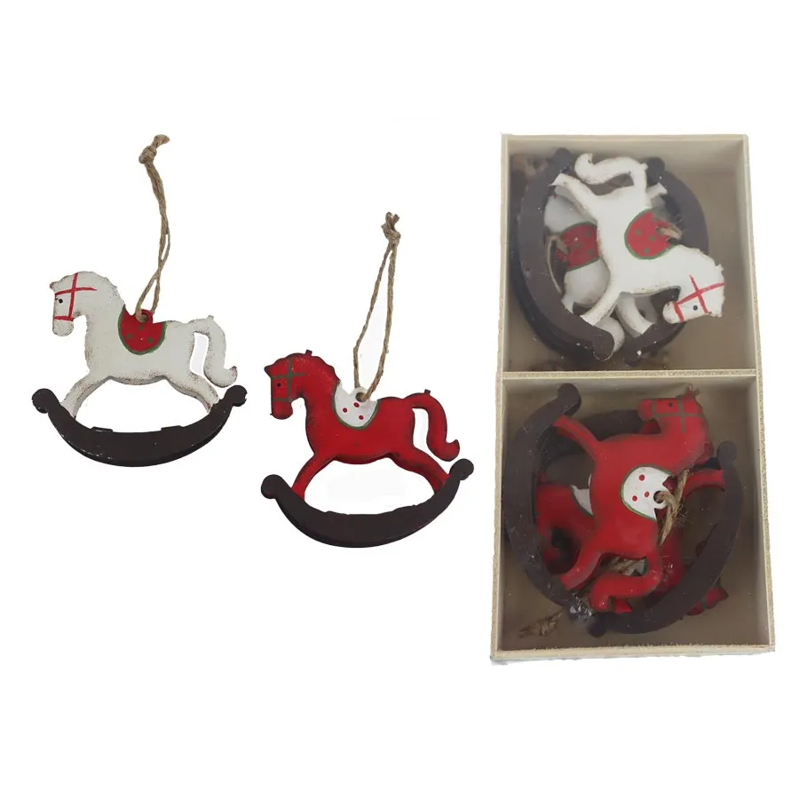 Horse pendant, 6 pcs K3733