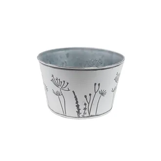 Metal flower pot K3742/1