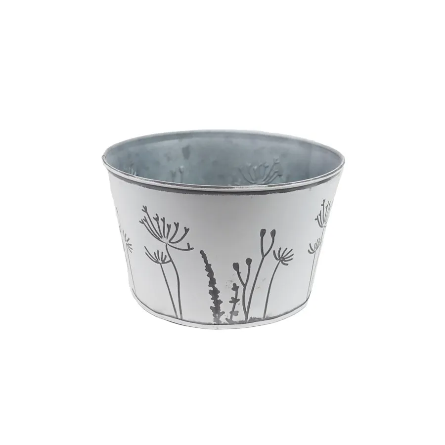 Metal flower pot K3742/1